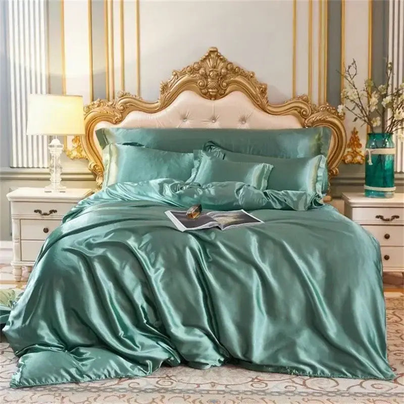GobekUsa Luxury Silk Bedding Set with Sheets, photo 18 of 40