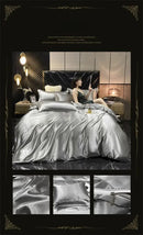 GobekUsa Luxury Silk Bedding Set with Sheets