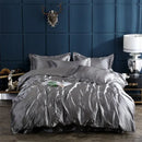 GobekUsa Luxury Solid Color Bedding Set in Rayon Satin