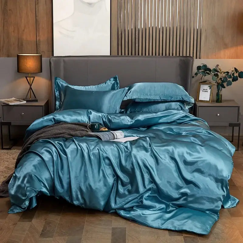 GobekUsa Luxury Solid Color Bedding Set - Twin/King/Queen, photo 27 of 40