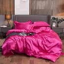 GobekUsa Luxury Solid Color Bedding Set - Twin/Queen/King