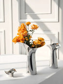 GobekUsa Luxury Stainless Steel Vase for Home Decor by Decorbites
