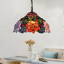 GobekUsa Luxury Tiffany Style Stained Glass Pendant Light by Decorbites