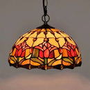 GobekUsa Luxury Tiffany Style Stained Glass Pendant Light by Decorbites