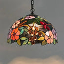 GobekUsa Luxury Tiffany Style Stained Glass Pendant Light by Decorbites
