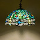GobekUsa Luxury Tiffany Style Stained Glass Pendant Light by Decorbites
