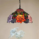 GobekUsa Luxury Tiffany Style Stained Glass Pendant Light by Decorbites