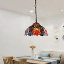 GobekUsa Luxury Tiffany Style Stained Glass Pendant Light by Decorbites