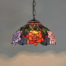 GobekUsa Luxury Tiffany Style Stained Glass Pendant Light by Decorbites