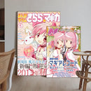 Puella magi madoka magica framed wall art bedroom anime poster set by Decorbites
