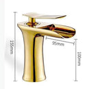 GobekUsa Mai - Single Handle Gold Bathroom Faucet