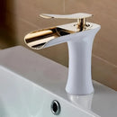 GobekUsa Mai - Single Handle Gold Bathroom Faucet