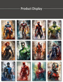 GobekUsa Marvel Canvas Wall Art Print - Superhero Poster