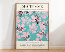Matisse botanical flower poster orange & pink framed living room art