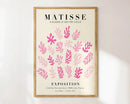 Abstract matisse floral art framed print living room wall decor by Decorbites