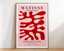 Matisse floral art mint green & yellow framed poster living room decor by Decorbites