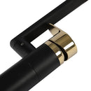 GobekUsa Matte Black & Gold Bathroom Faucet, Dual Water Modes