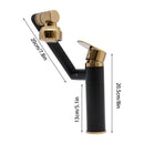 GobekUsa Matte Black & Gold Bathroom Faucet, Dual Water Modes