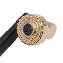 GobekUsa Matte Black & Gold Bathroom Faucet, Dual Water Modes