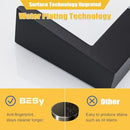 GobekUsa Matte Black LED Waterfall Bathroom Faucet