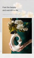 GobekUsa Matte Ceramic Vase Set 2 Modern Home Decor