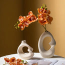 GobekUsa Matte Ceramic Vase Set 2 Modern Home Decor