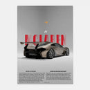 GobekUsa Mclaren P1 GTR Luxury Poster for Home Decor