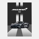 GobekUsa Mclaren P1 GTR Luxury Poster for Home Decor