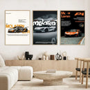 GobekUsa Mclaren P1 GTR Luxury Poster for Home Decor