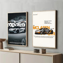 GobekUsa Mclaren P1 GTR Luxury Poster for Home Decor