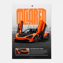 GobekUsa Mclaren P1 GTR Luxury Poster for Home Decor