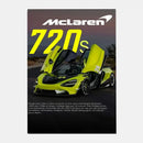 GobekUsa Mclaren P1 GTR Luxury Poster for Home Decor