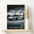 GobekUsa Mclaren P1 GTR Luxury Poster for Home Decor