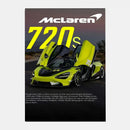 GobekUsa Mclaren P1 GTR Luxury Poster for Home Decor