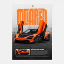 GobekUsa Mclaren P1 GTR Luxury Poster for Home Decor