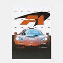 GobekUsa Mclaren P1 GTR Luxury Poster for Home Decor