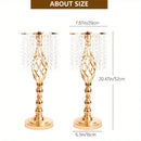 GobekUsa Metal Flower Vases for Wedding Centerpieces
