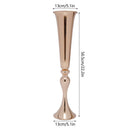 GobekUsa Metal Golden Flower Stand Vase Candle Holder