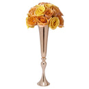 GobekUsa Metal Golden Flower Stand Vase Candle Holder