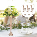 GobekUsa Metal Golden Flower Stand Vase Candle Holder