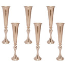 GobekUsa Metal Golden Flower Stand Vase Candle Holder