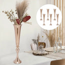 GobekUsa Metal Golden Flower Stand Vase Candle Holder