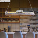 GobekUsa Metal Island Lighting Fixture - Triangular Loft Style - 1 Head - Restaurant Billiard Lamp