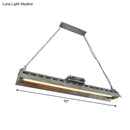 GobekUsa Metal Island Lighting Fixture - Triangular Loft Style - 1 Head - Restaurant Billiard Lamp