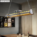 GobekUsa Metal Island Lighting Fixture - Triangular Loft Style - 1 Head - Restaurant Billiard Lamp