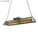 GobekUsa Metal Island Lighting Fixture - Triangular Loft Style - 1 Head - Restaurant Billiard Lamp