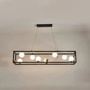 GobekUsa Metal Pendant Light with Milk Glass Shade for Industrial Dining Rooms