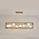 GobekUsa Metal Pendant Light with Milk Glass Shade for Industrial Dining Rooms