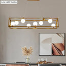 GobekUsa Metal Pendant Light with Milk Glass Shade for Industrial Dining Rooms