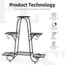 GobekUsa Metal Plant Stand - 6 Tier Display Rack